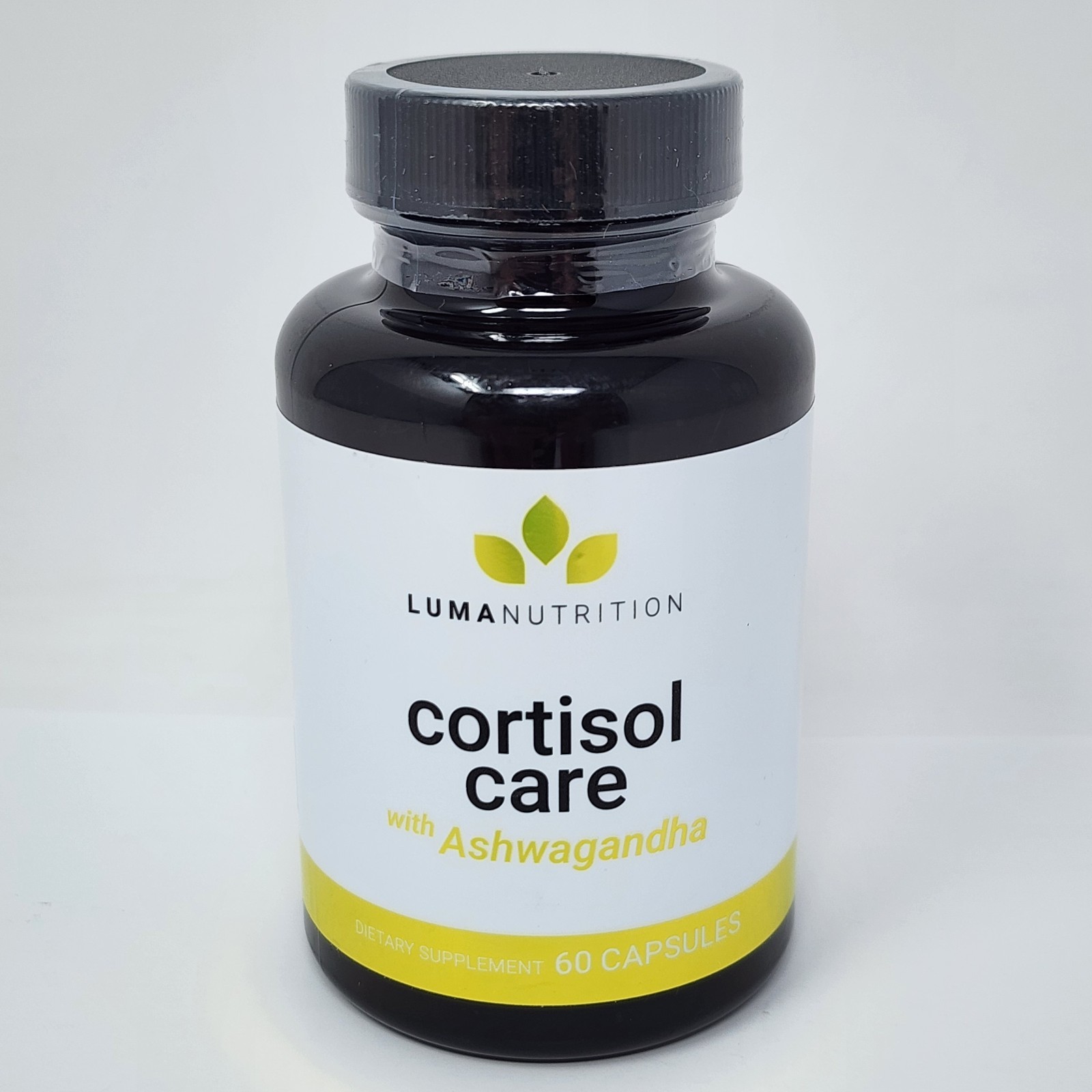 Luma Nutrition Cortisol Care Supplement w/ Ashwagandha & L-Theanine, 60 Capsules
