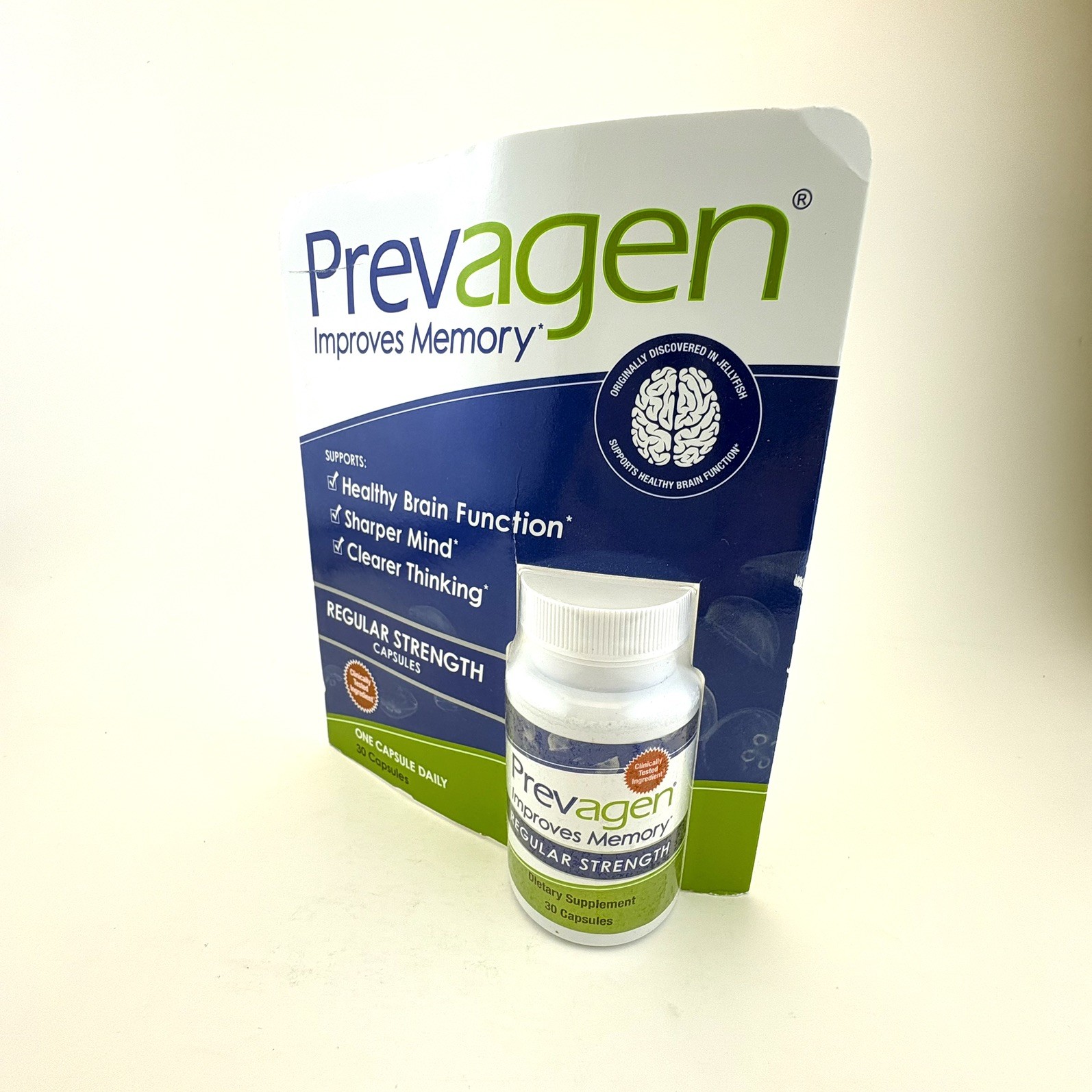 Prevagen Regular Strength 10mg Capsules – 30 Count