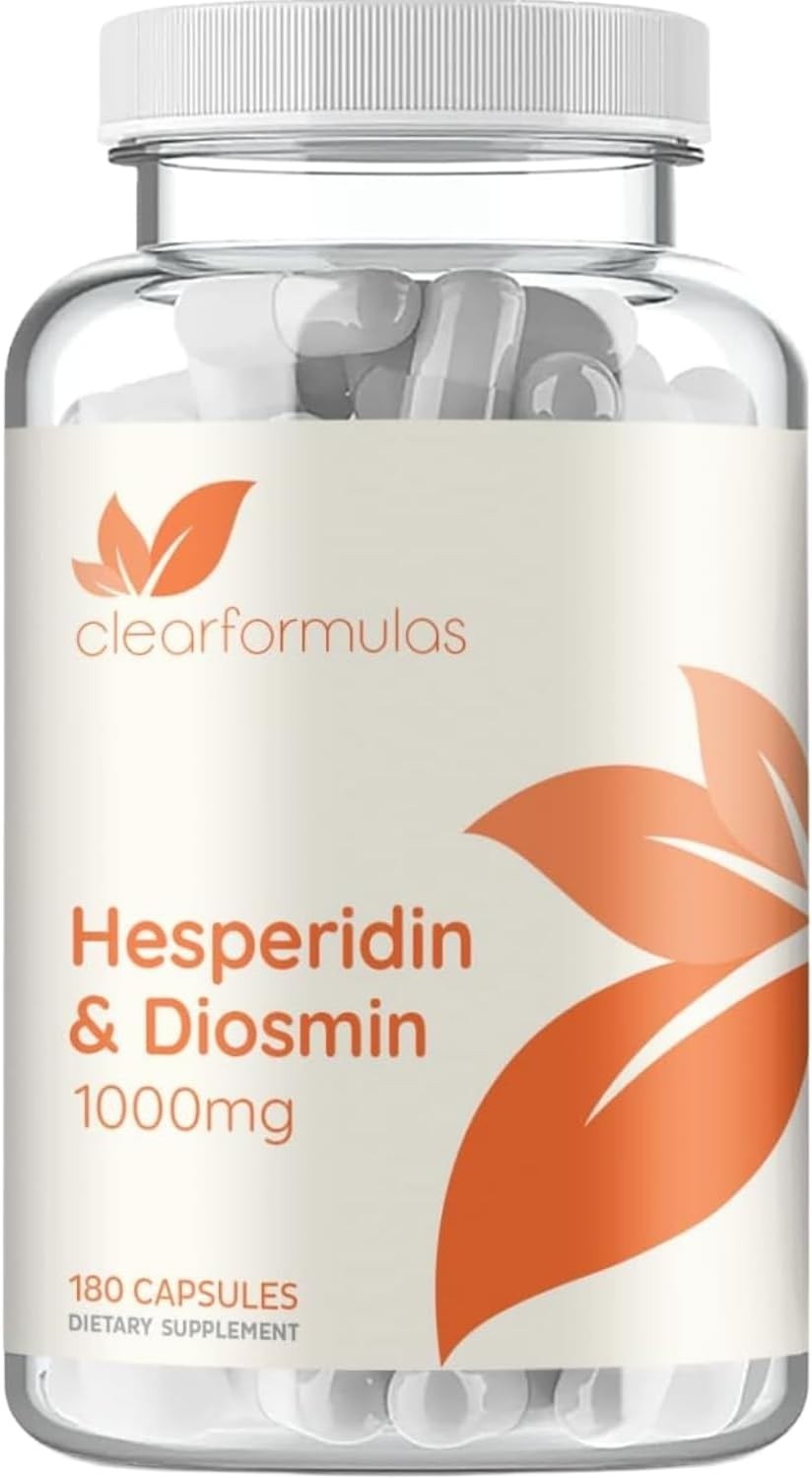 Diosmin Hesperidin 1000mg Circulation and Vein Support Supplement – High Strengt