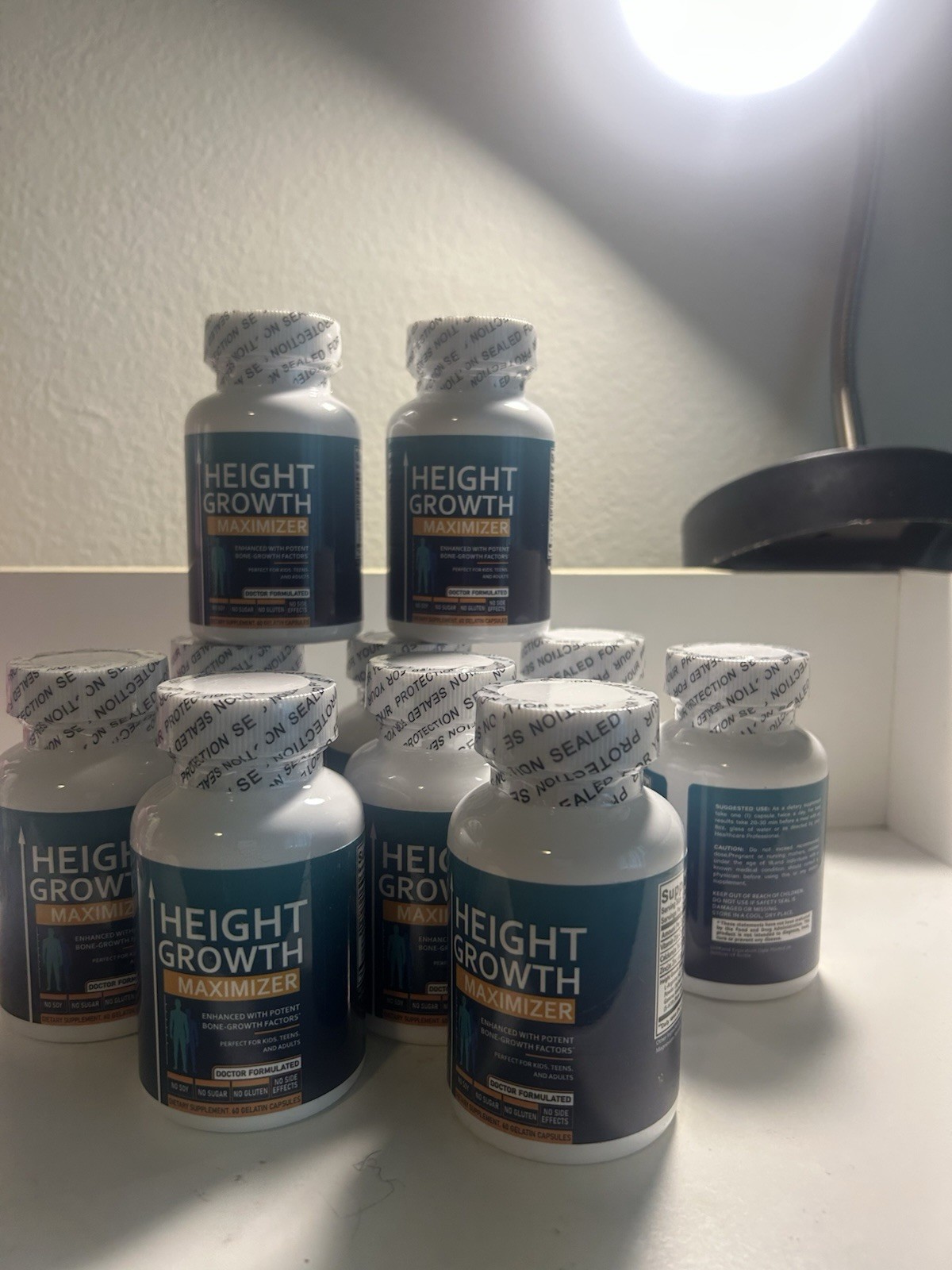 Height Growth Maximizer Capsules for Bone & Joint Health, Vitamin D3 Ca Zn