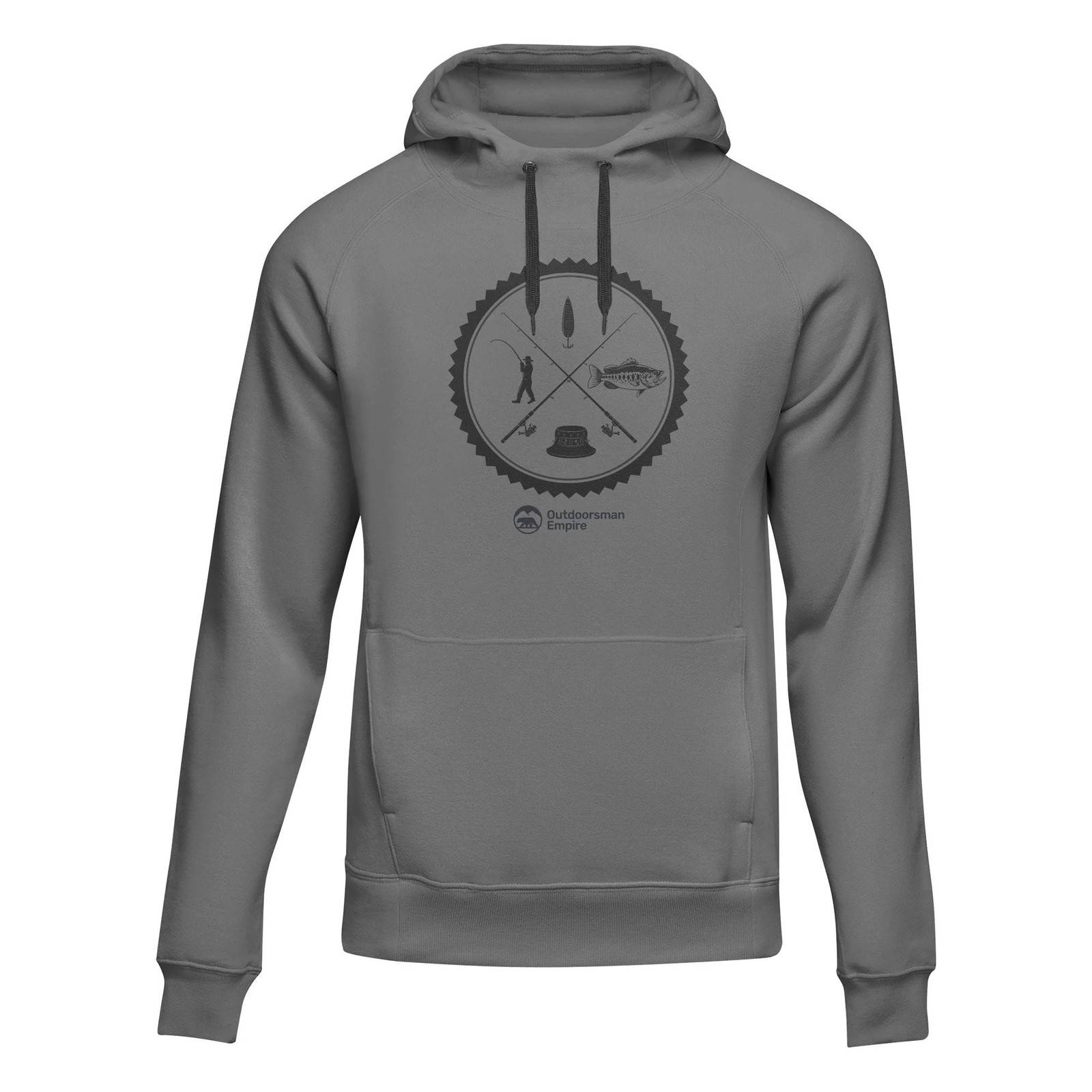 Fishing Vintage v2′ Adult Fleece Hoodie