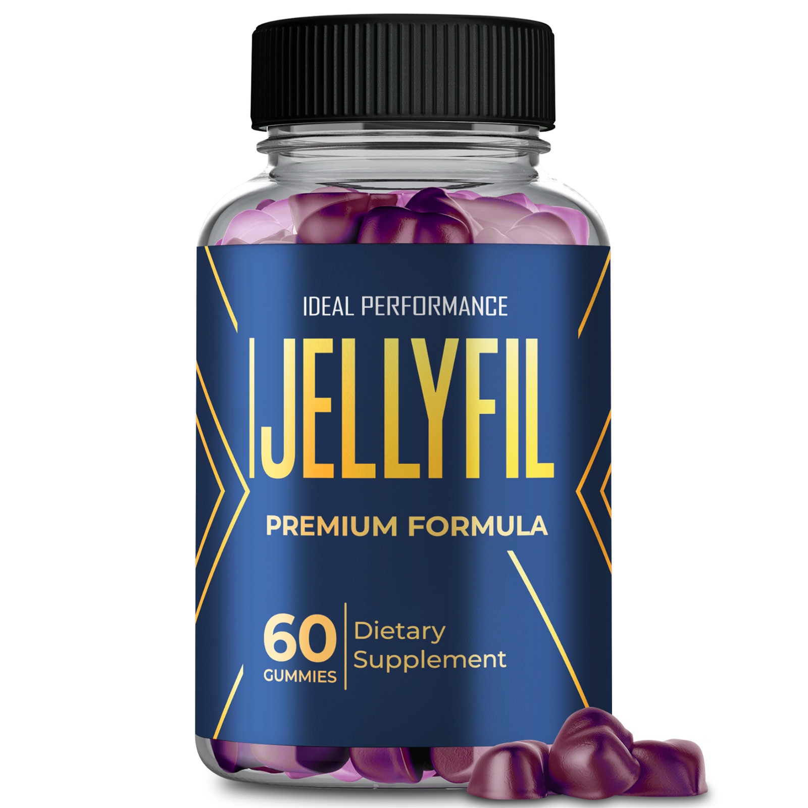Jellyfil Gummies, Jellyfil Supplement with All Natural Ingredients (1 Pack)