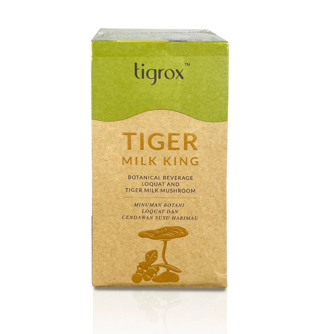Tigrox Tiger Milk Mushroom (Loquat) Relieve Cough Nourish Lungs Respiratory 20’s