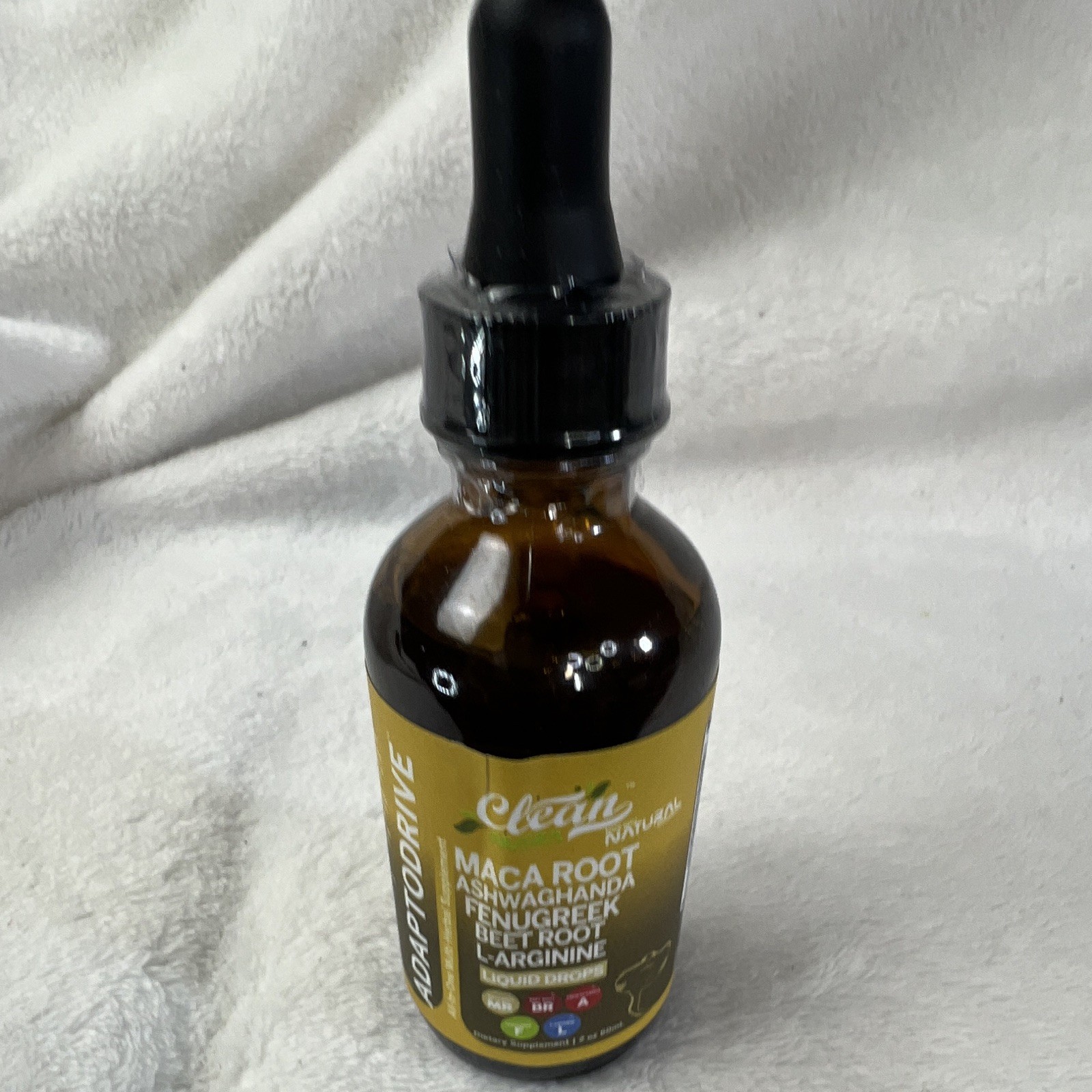 Clean Nutraceuticals ADAPTODRIVE Liquid Drops Maca Ashwagandha 1 oz