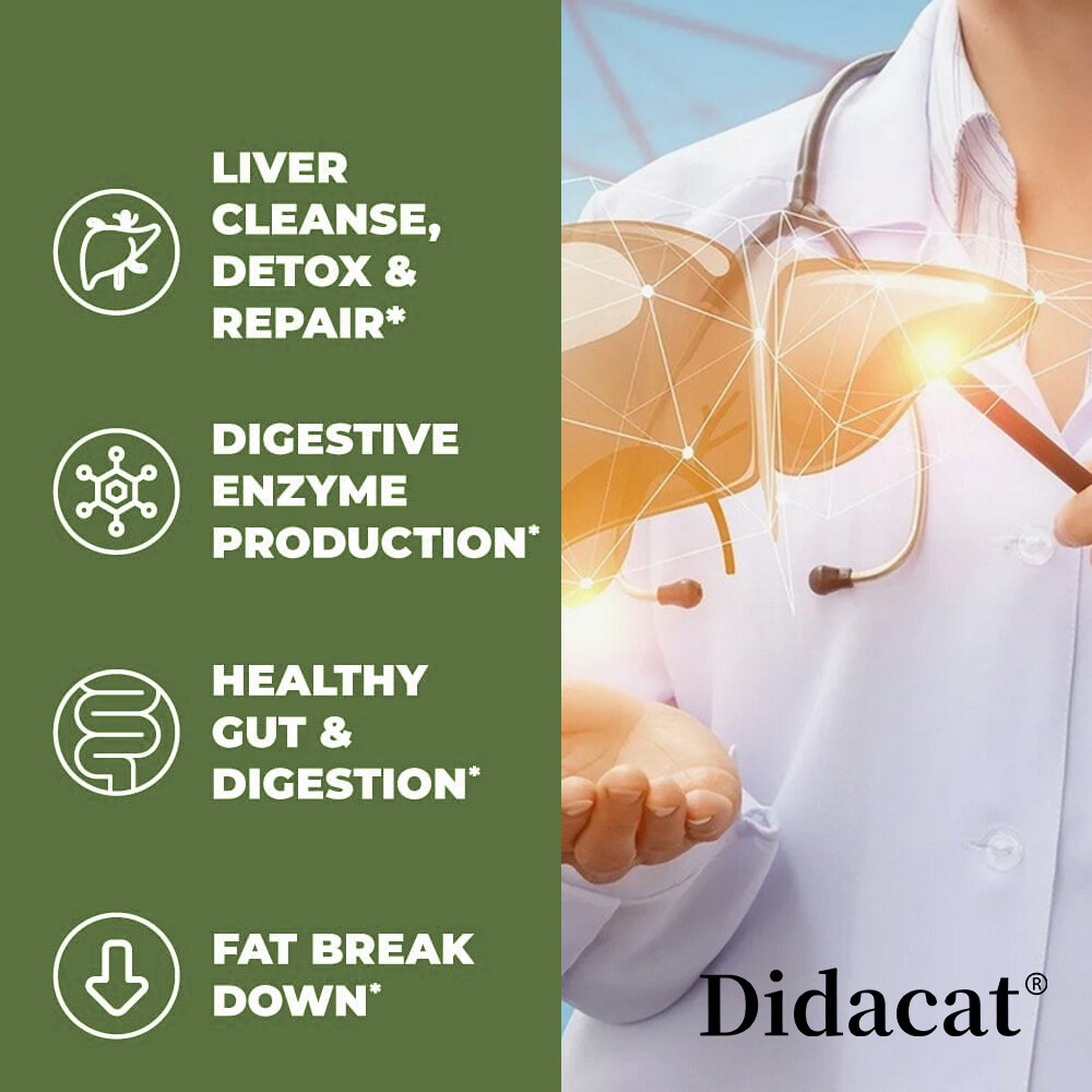 Liver Health Support Cleanse Detox & Repair Milk Thistle Digestive Function