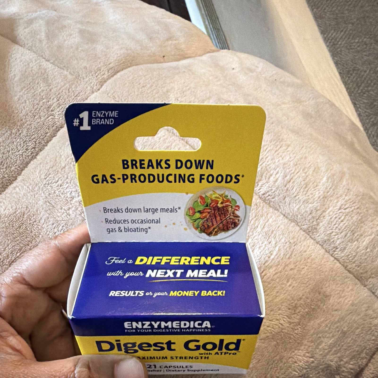 Enzymedica Digest Gold Maximum Strength w/ ATPro 21 Caps Exp 10/27