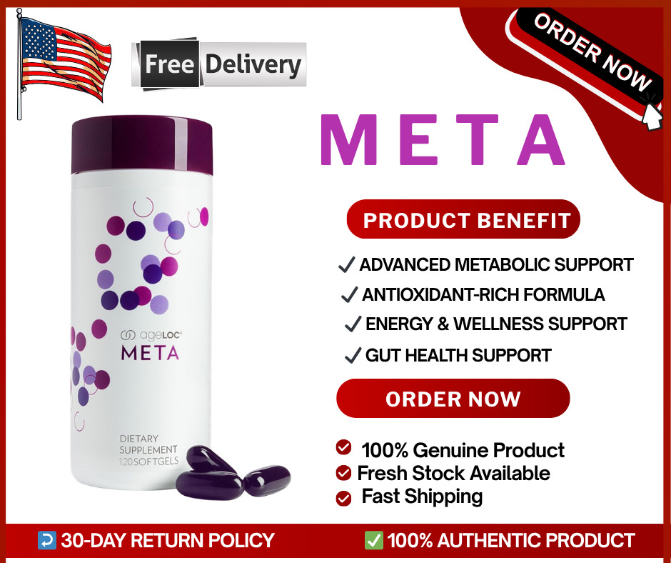 Nu Skin ageLOC Meta 120 Tablets Men Women Metabolic Gut Health Energy Support
