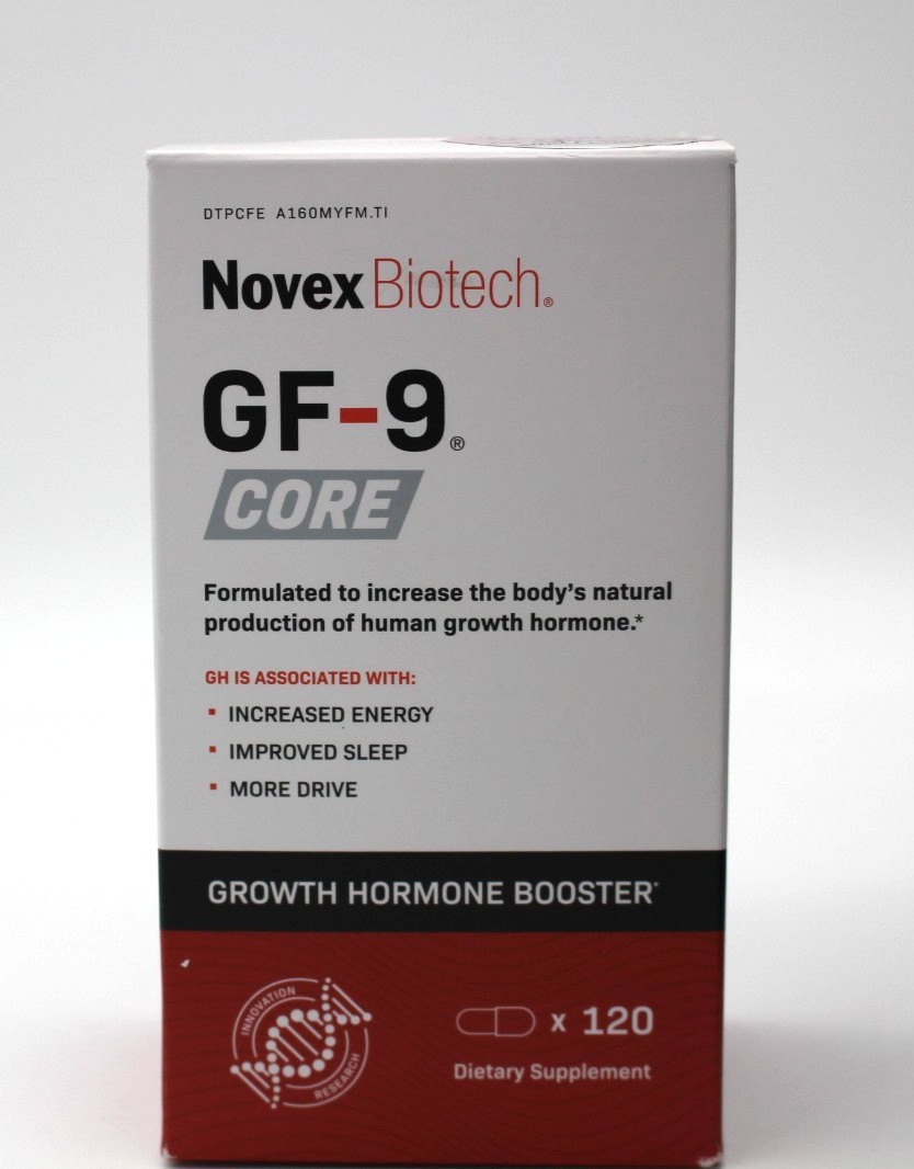 Novex Biotech GF-9 CORE GH Booster 120 Capsules – EXP 2027