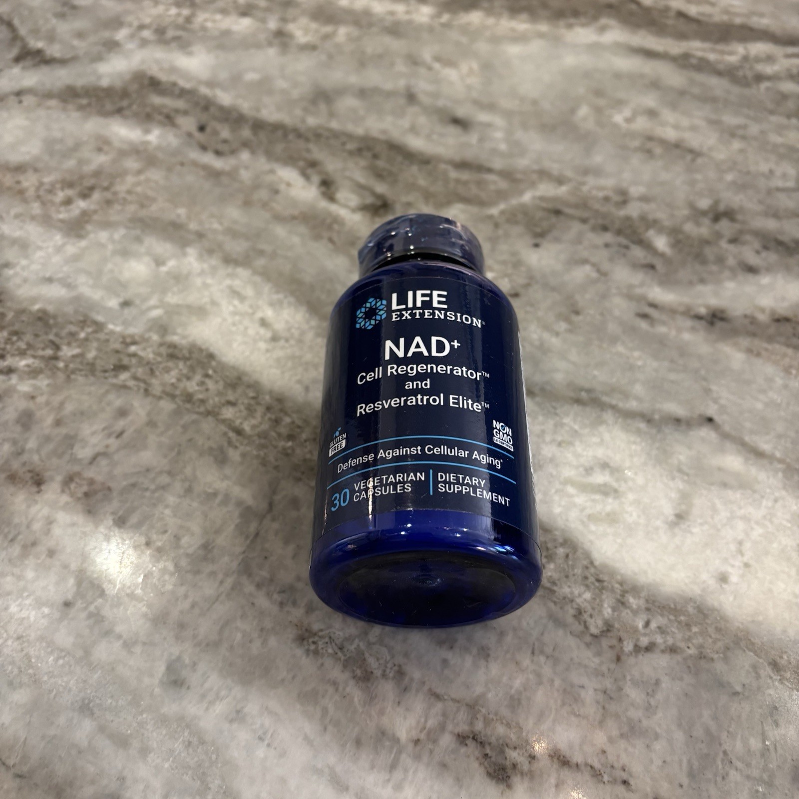 Life Extension NAD+ Cell Regenerator Resveratrol Elite 30 Vegetarian Caps EX1/28