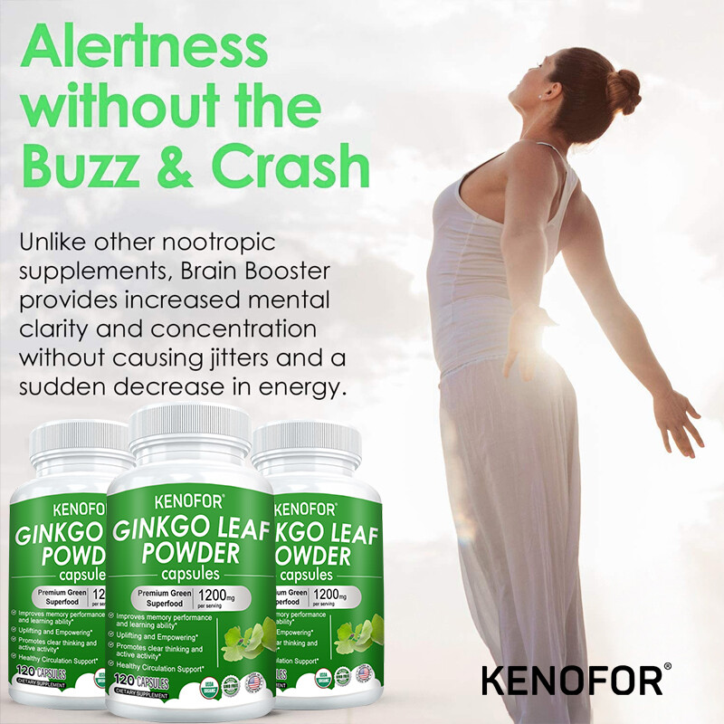 Ginkgo Biloba Extract Capsules- Improves Memory Performance and Learning ability