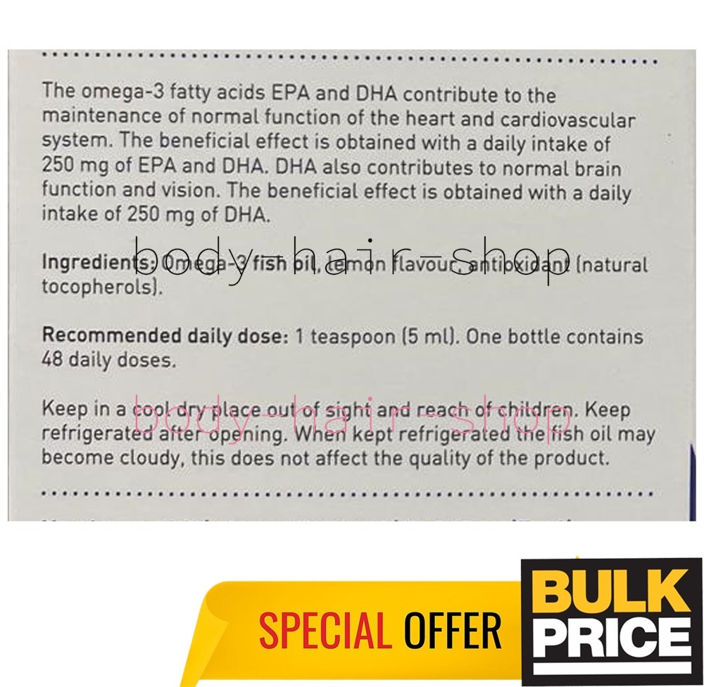 Lysi Cod Liver Oil Mango Citrus 240ml children Food Supplement Icelandic Omega-3