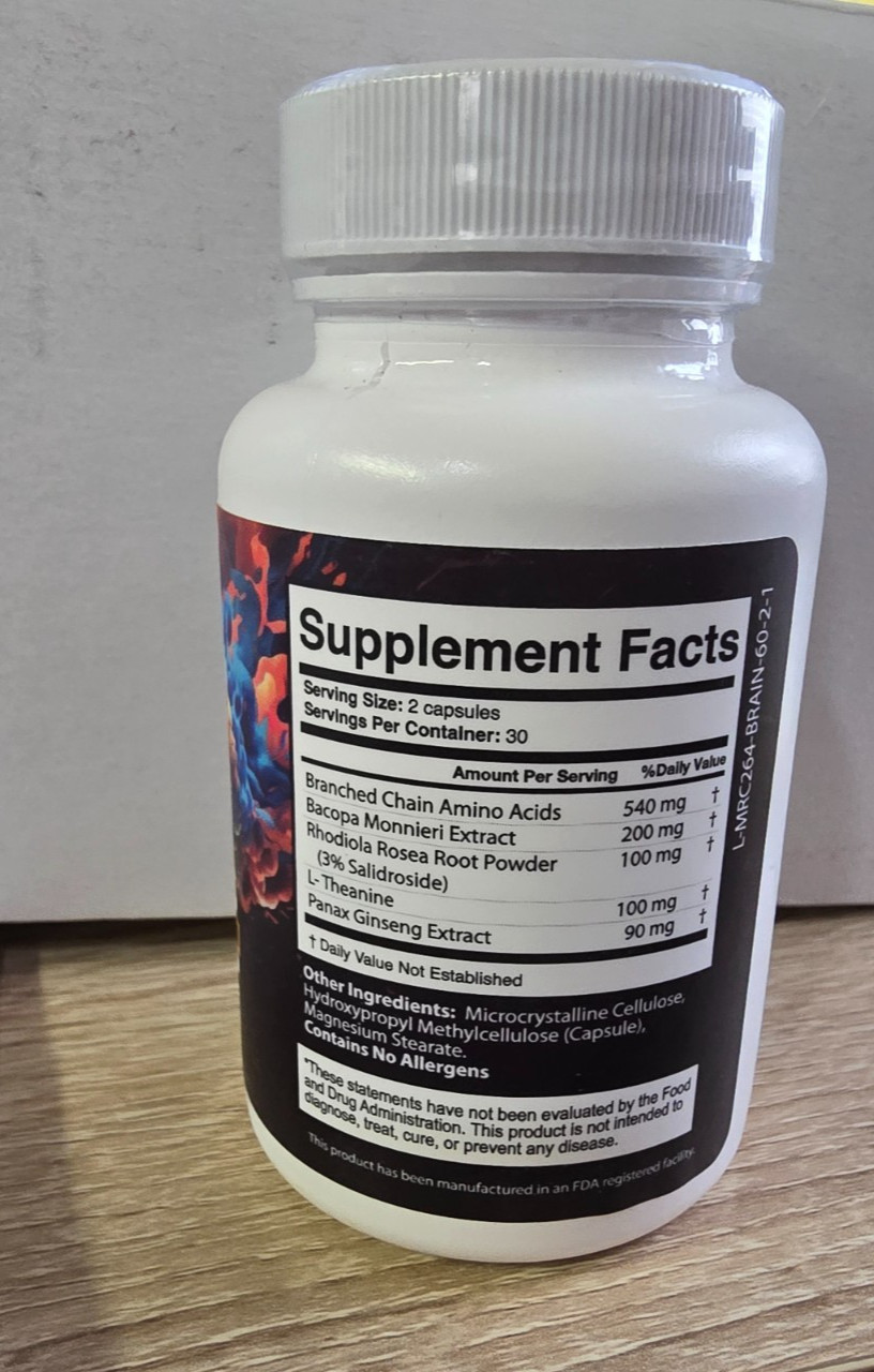 IQ Blast Pro nootropic Brain Supplement 30 Day Supply 60 Capsules Exp 07/27