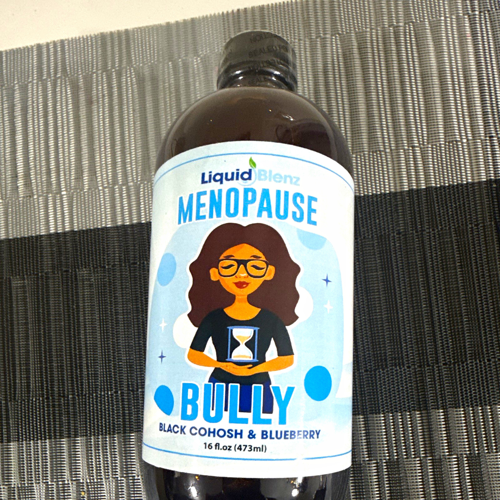 Liquid Blenz Menopause Bully Black Cohosh & Blueberry Liquid, 16 fl oz