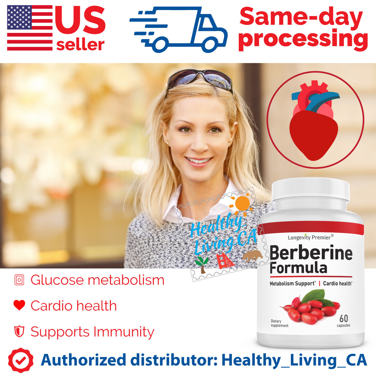Longevity Berberine Formula: Premier blood sugar support & healthy cholesterol