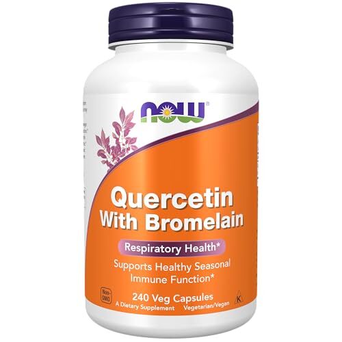 NOW FOODS Quercetin with Bromelain 240 Veg Capsules
