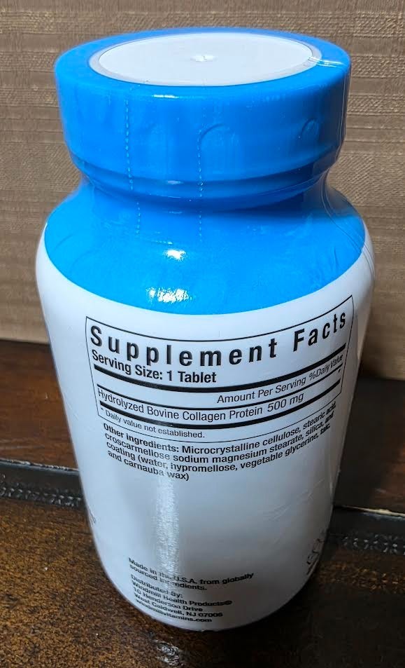 Nutrition Works Hydrolyzed Collagen 90 Tablets 500mg – Exp. 06/2028 – Sealed