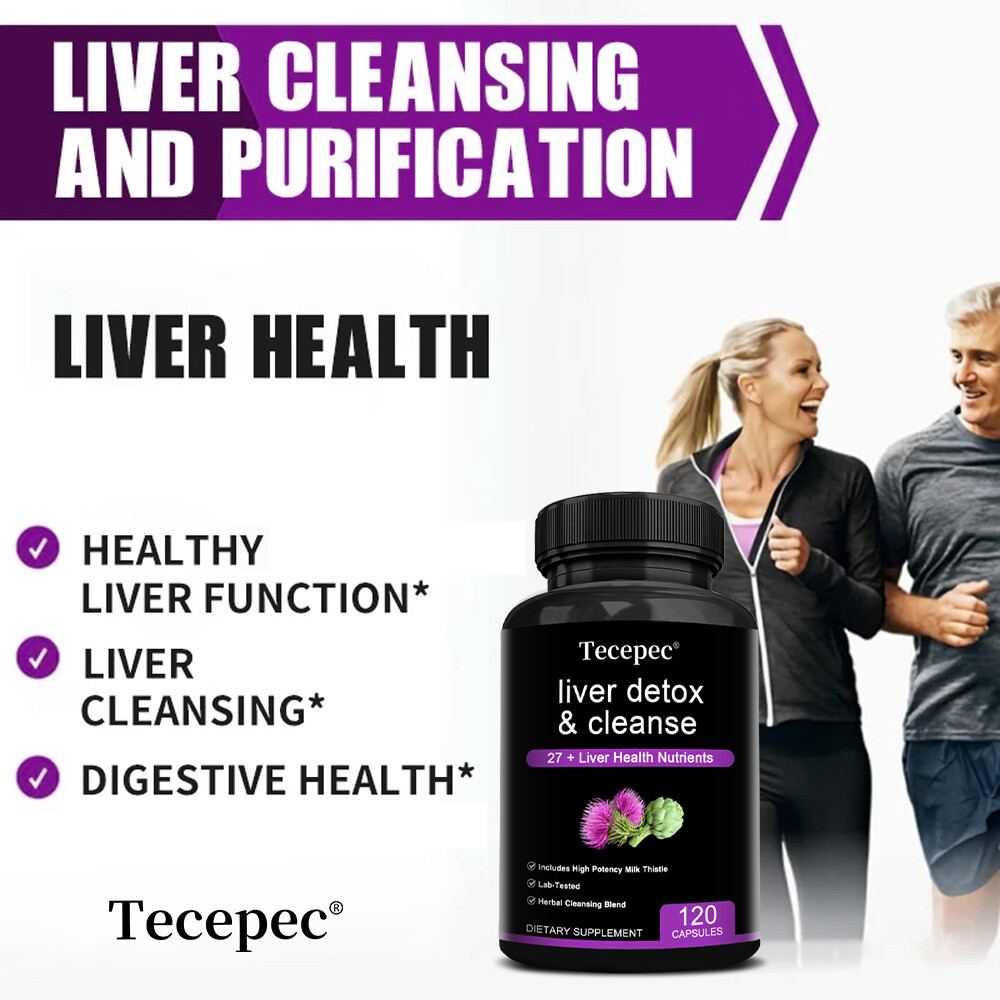 Liver Detox & Cleanse Formula 27 + Liver Health Nutrients with Milk Thistle