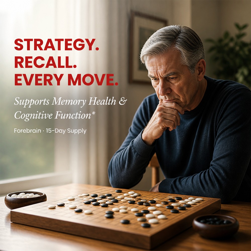 3-Layer Brain Support Formula-Immediate Focus + Sustained Memory 30/60/120 Caps