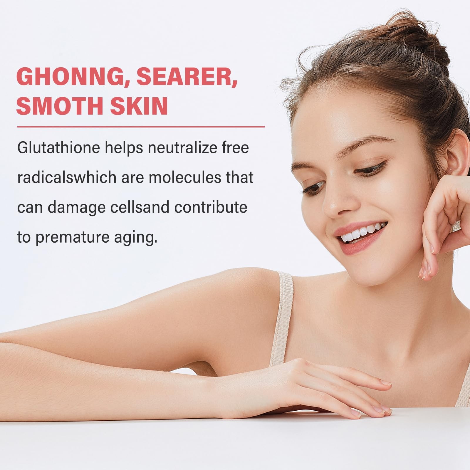 OMOGS Glutathione & NAC Supplement, with vtamin B & Selenium, Supports Liver…