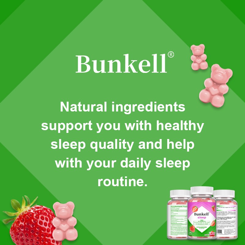 Sleep Support Gummies – with Chamomile & Lemon Balm for Restful Sleep