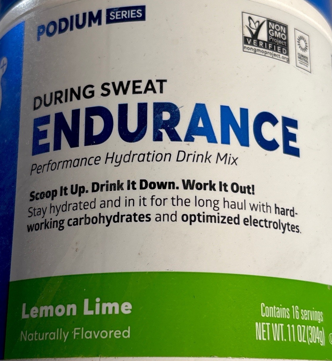 New Nuun Endurance Drink Mix Lemon Lime Jar 16 servings NUENDLL