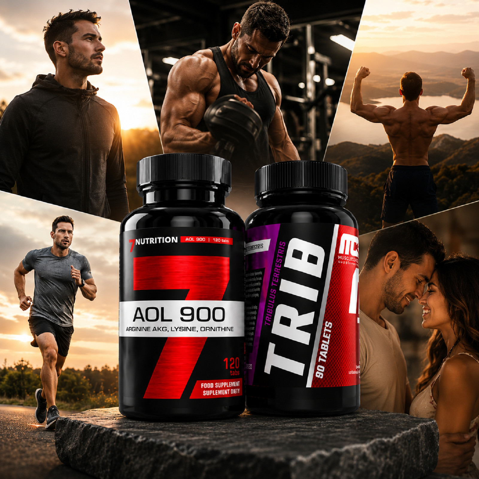 AOL 900 + TRIB – Strength, endurance, active lifestyle, libido, testo-booster