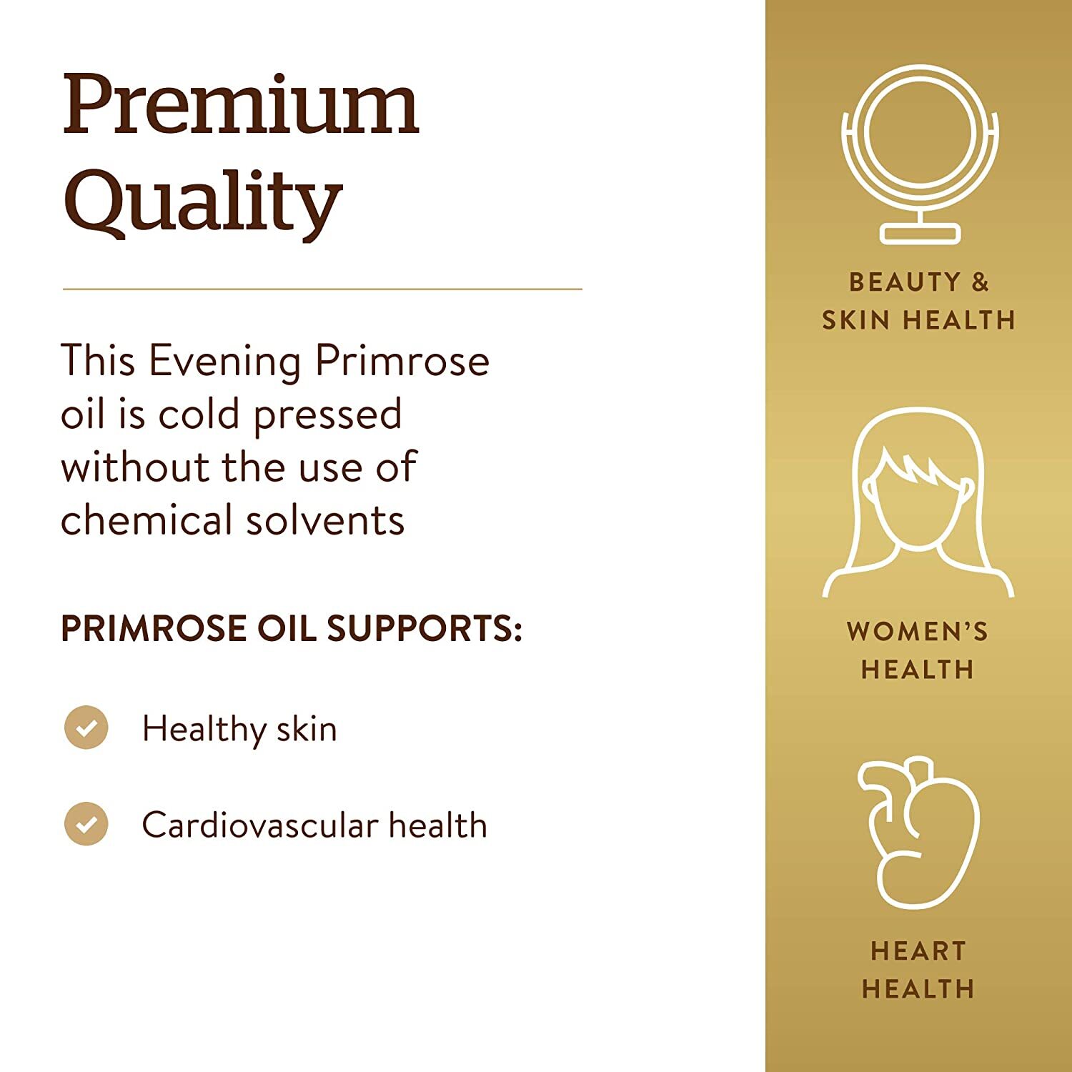 Solgar, Evening Primrose Oil, 1300 mg, 60 Softgels Long Expiry