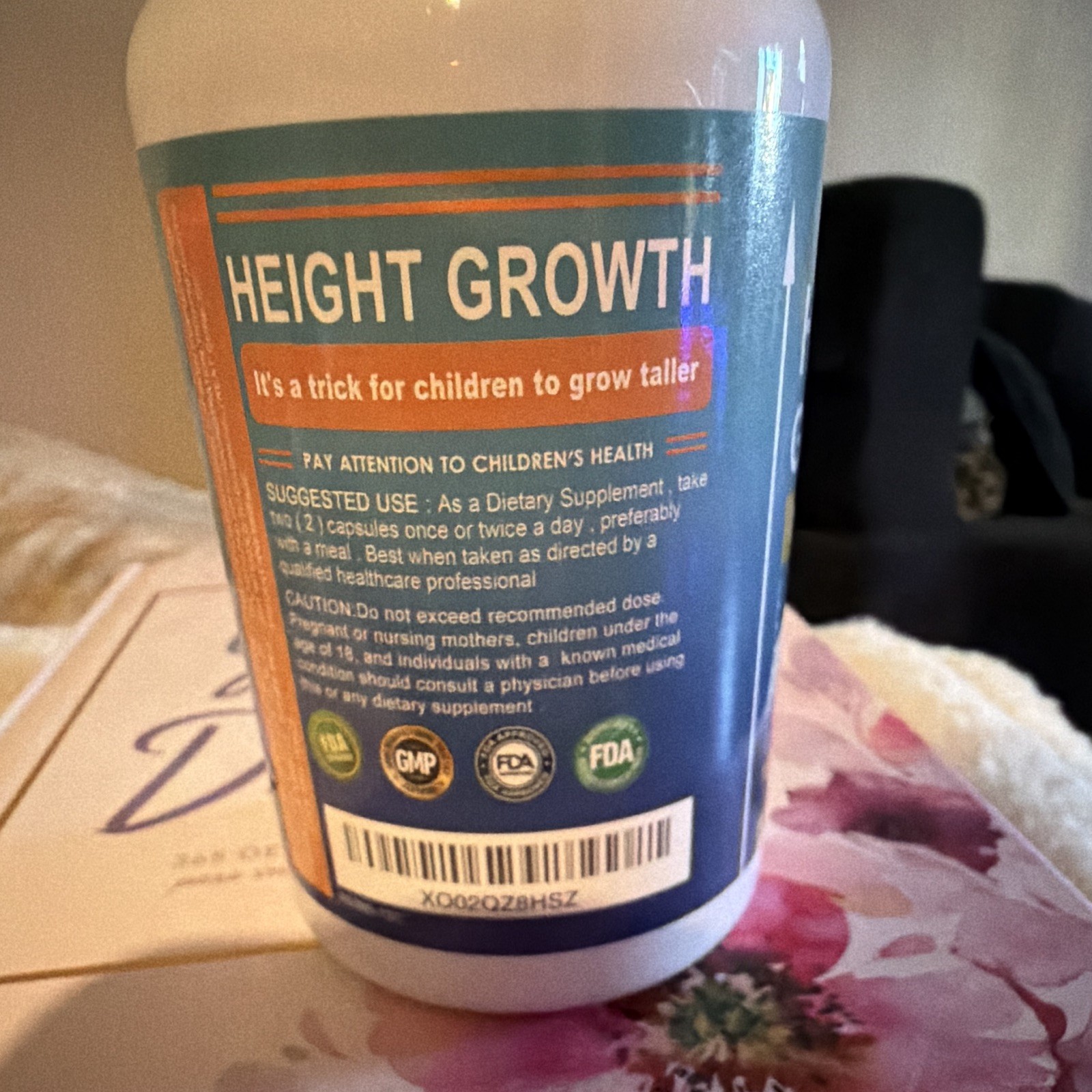 Pslalae Height Growth Maximizer 120 Capsules Gluten-Free Soy-Free Exp 03/2028