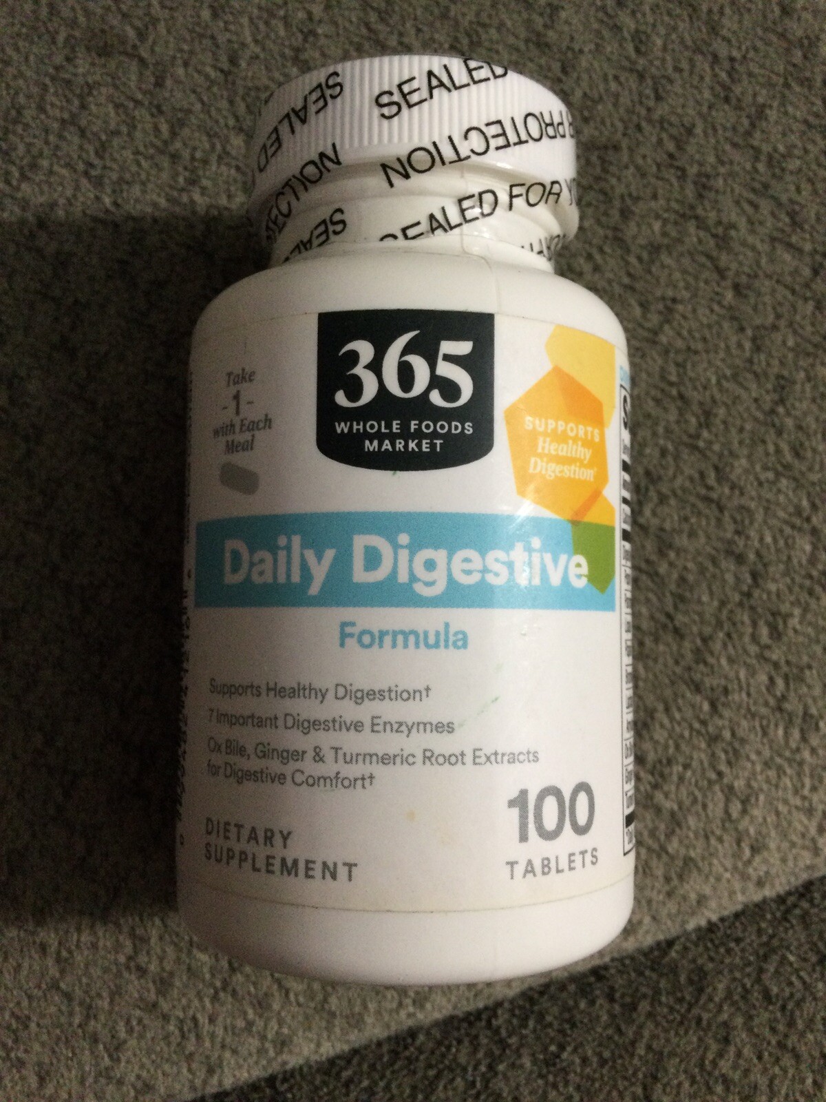New Whole Foods Market Daily Digestive Formula, Dietary Supplement – 100 Tablets