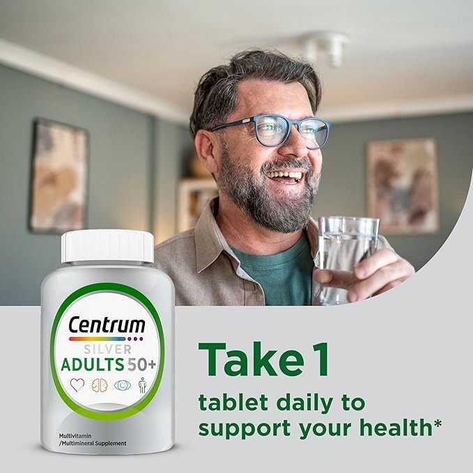 Centrum Silver Adults 50+ Complete Multivitamin/Multimineral 80 Tablets
