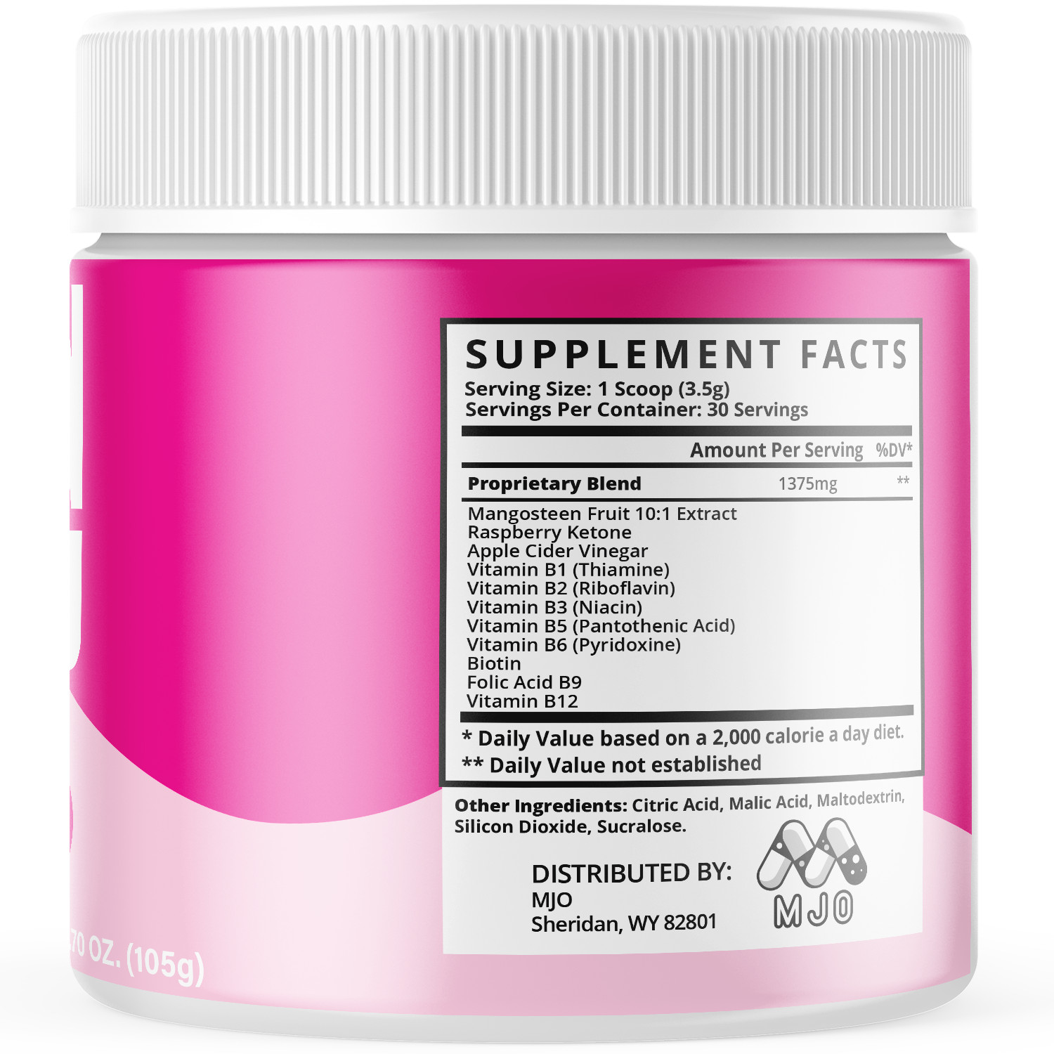 (5 Pack) Gelatin Burn Powder Weight Management Support Supplement GelatinBurn