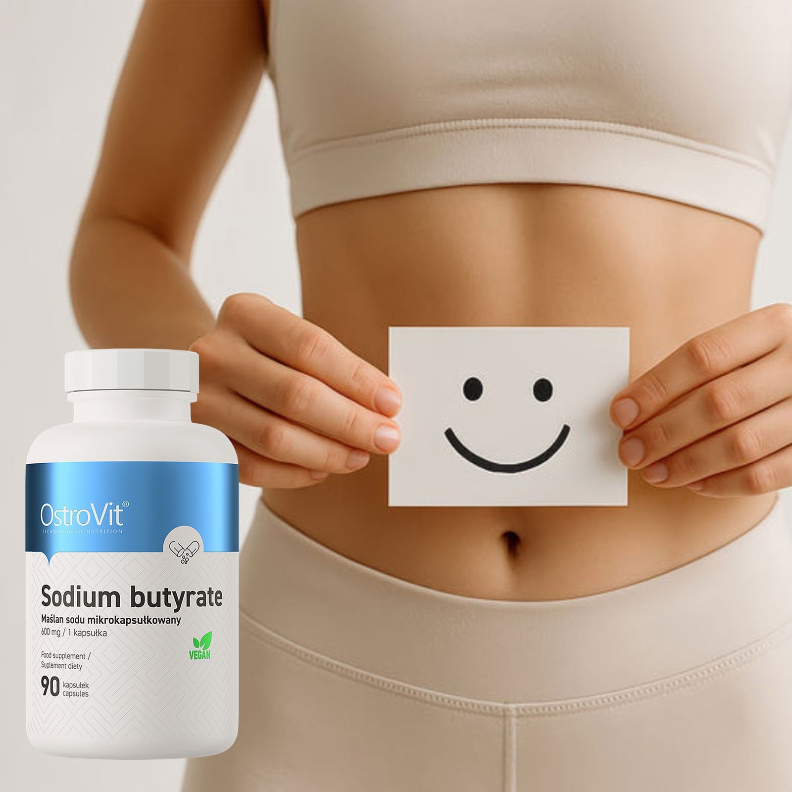 SODIUM BUTYRATE – 90–360 Caps – 600MG VEGAN Eases inflammation supports gut IBS
