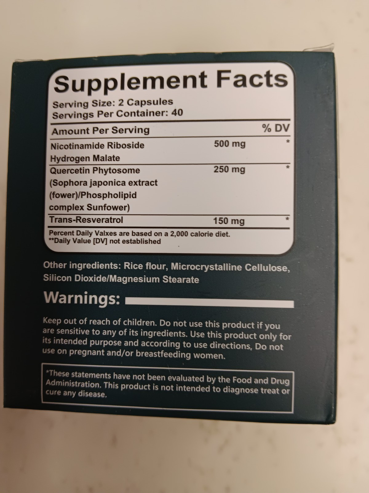NEW Liposomal Nicotinamide Riboside + Resveratrol 900mg NAD+ Supplement