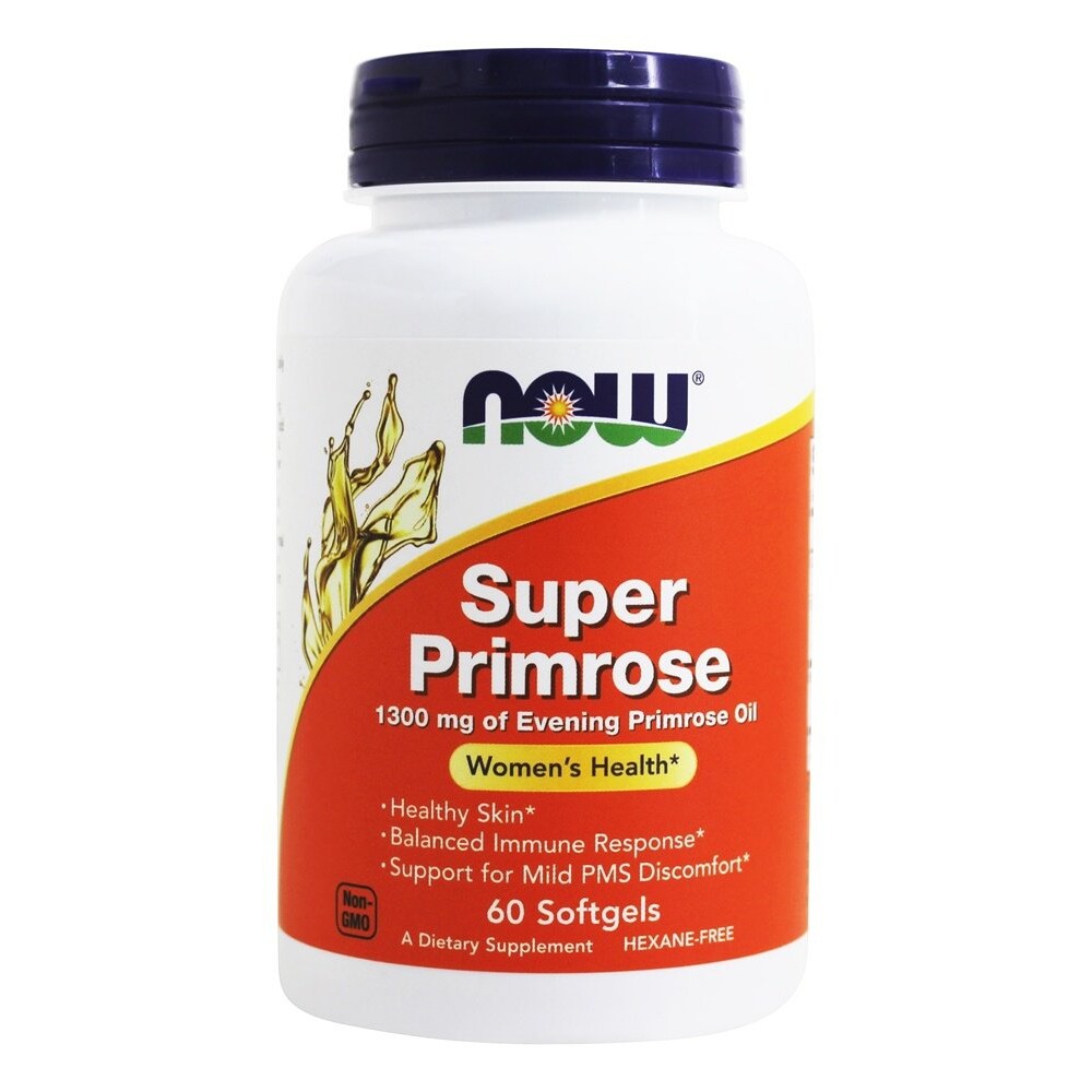 NOW Foods Super Primrose 1300 mg., 60 Softgels