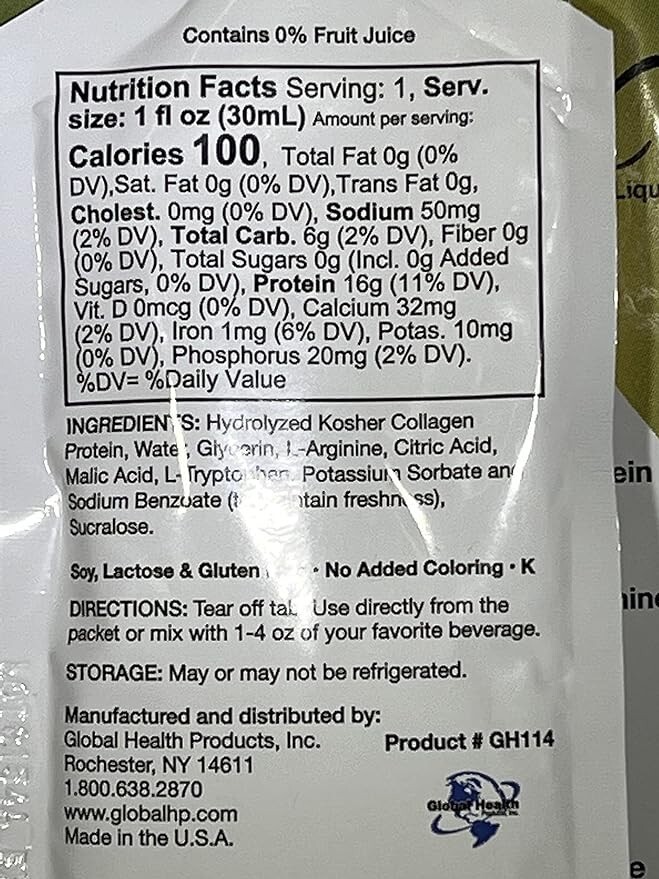 Liquacel Collagen Wound Healing Concentrate Variety Pack – 10×1 oz.EXP: 09/2024