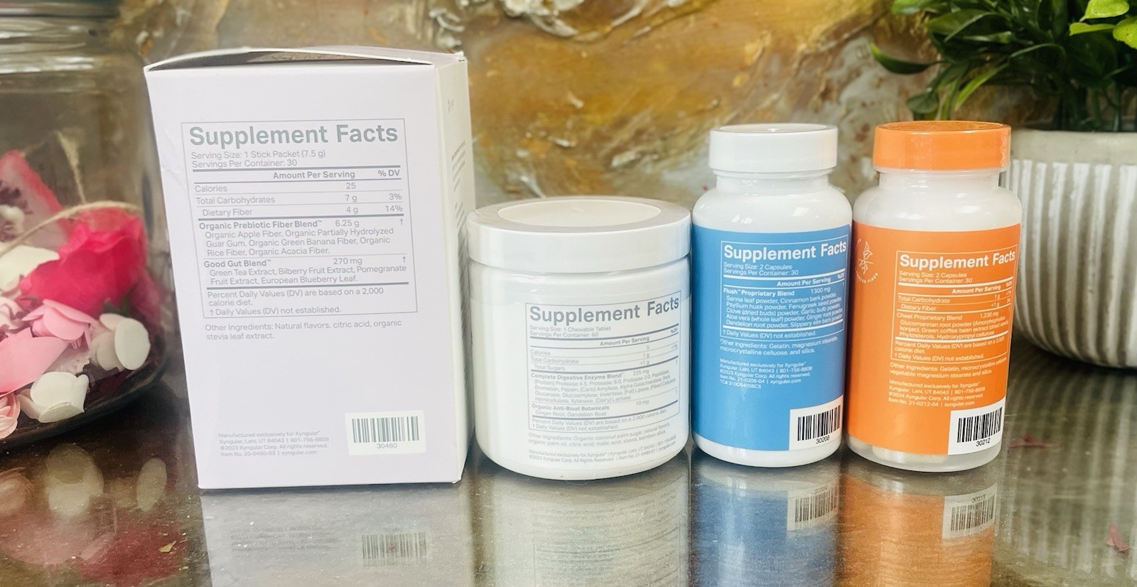 Lot Of Xyngular PREBIOTIC, FLUSH , CHEAT & DIGESTIVE AID 3/26-05/26 (4 Total)