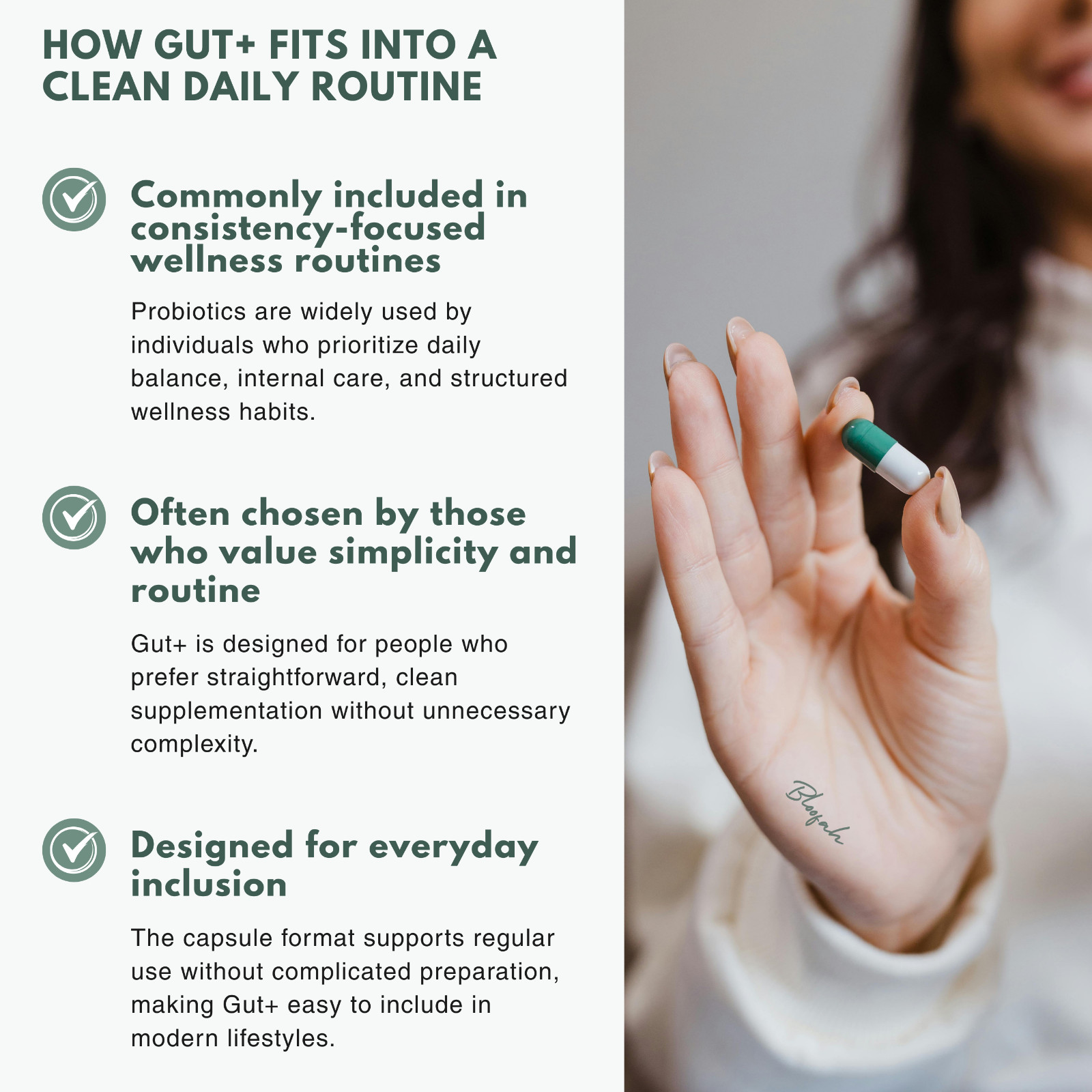 Bloofah Gut+ Probiotic 50 Billion CFU | 18 Strains | 120 Capsules | Prebiotic