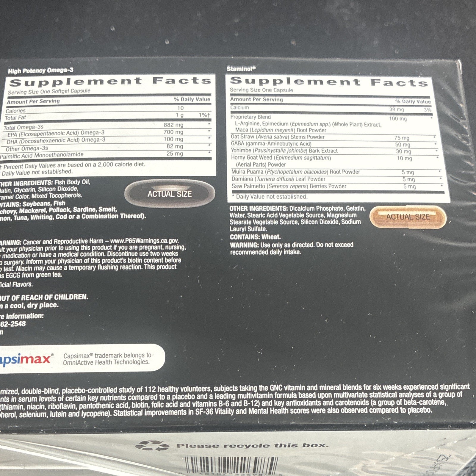GNC Mega Men Energy & Metabolism Vitapak Multivitamin 30 Pk 30Day Supply ex 1/27