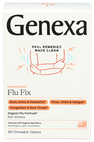 (Pack of 5) Genexa Flu Fix Cold & Flu Relief Tablets 60 Tablets