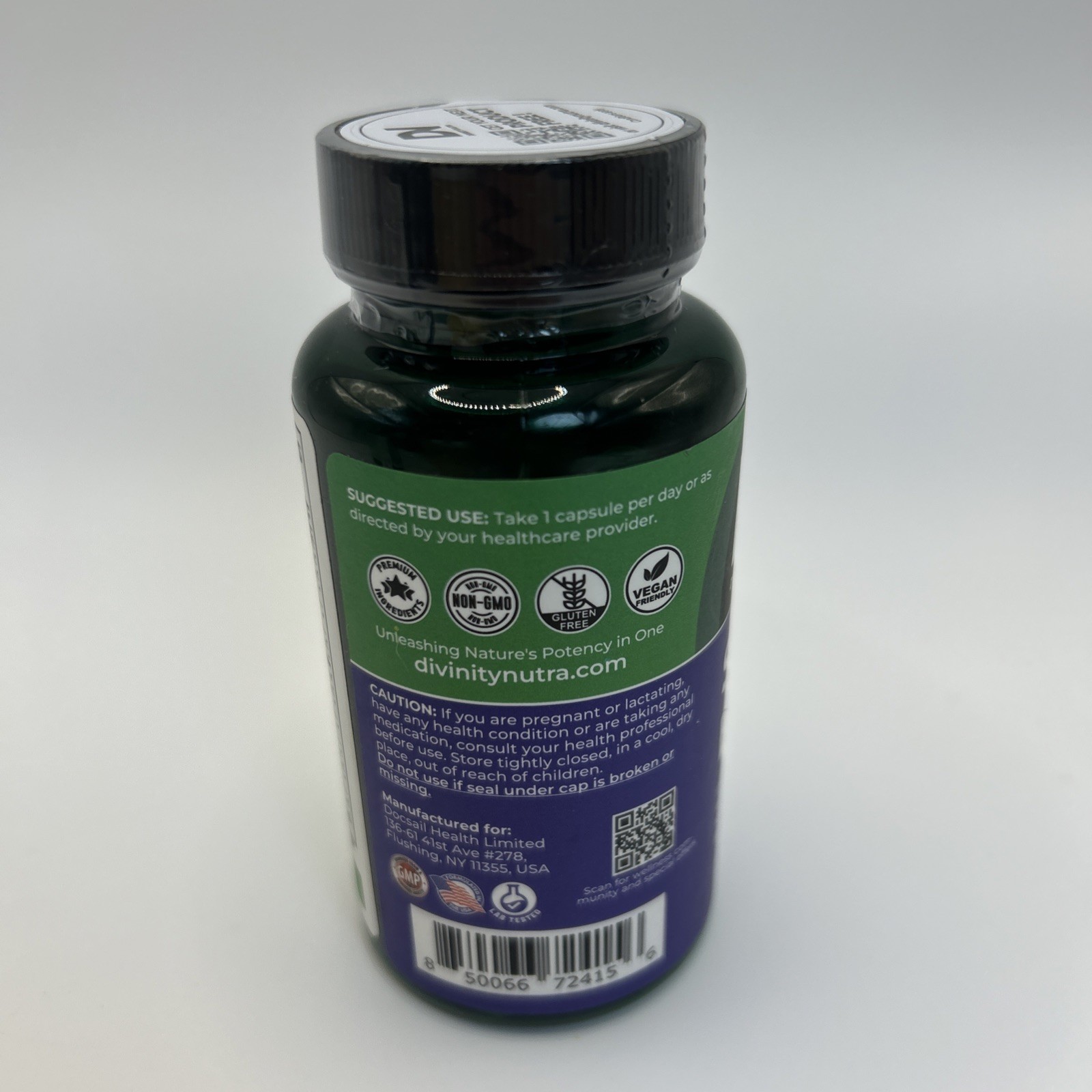*Lot of 2* Divinity Nitrate Sleep Burn Dietary Supplement 60 Capsules Exp 9/2027