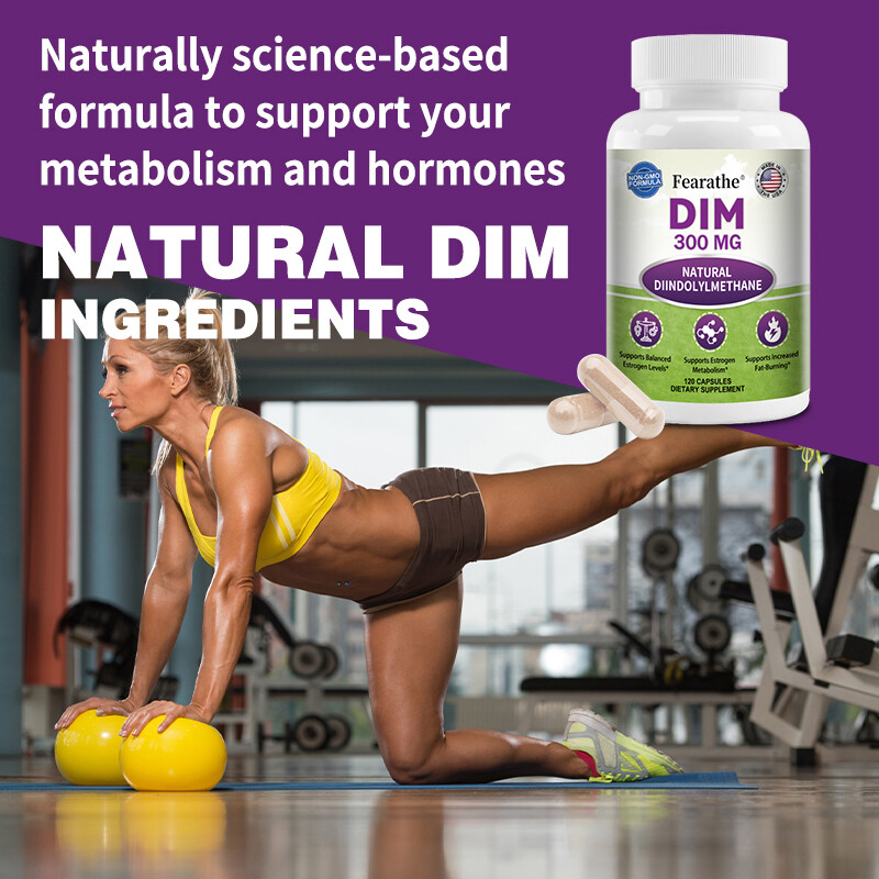 DIM 300mg Plus BioPerine – Estrogen Metabolism & Balance, PCOS, Hormonal Acne
