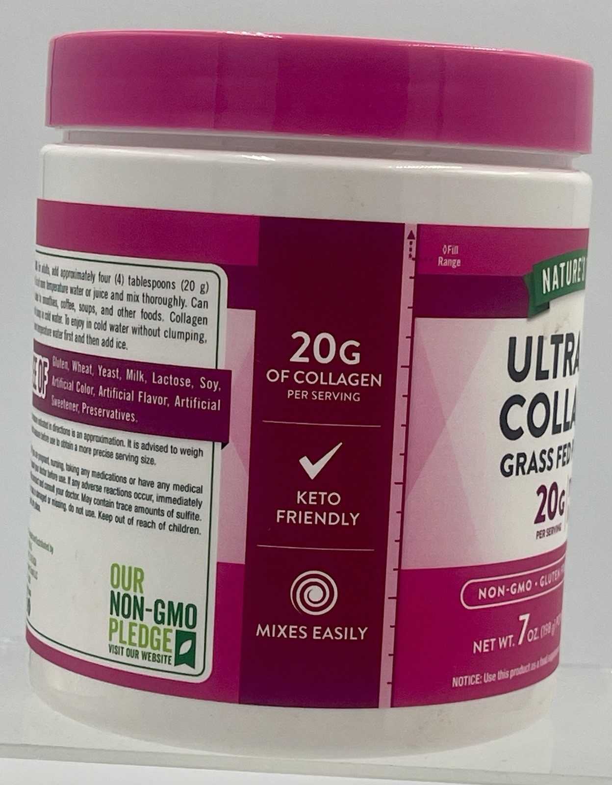 Nature’s Truth Ultra Collagen Peptides Powder Unflavored 7oz EXP 07/2029
