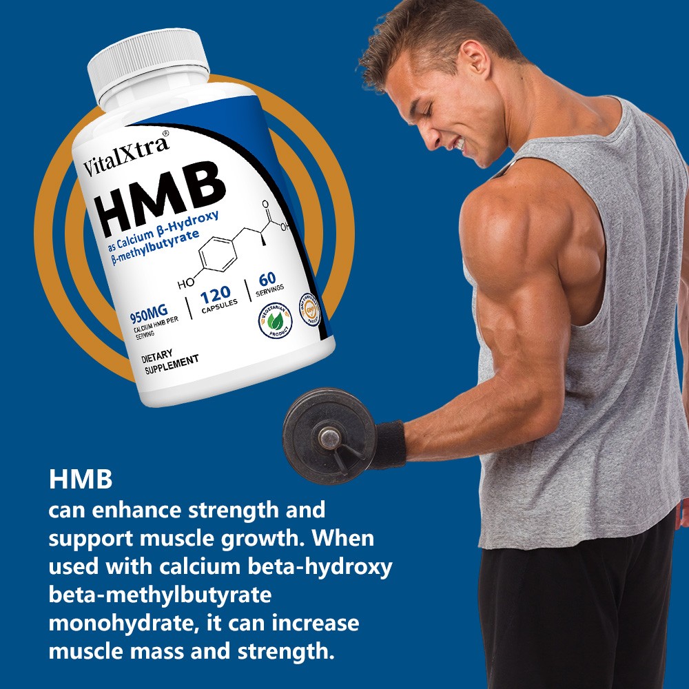 Calcium β Hydroxy β Methylbutyrate Capsules Enhance Protein Synthesis 30-120 CT
