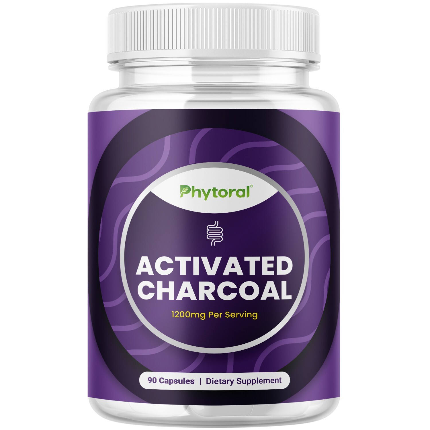 Extra Strength Activated Charcoal Pills – 1200mg Per Serving Activated Charcoal
