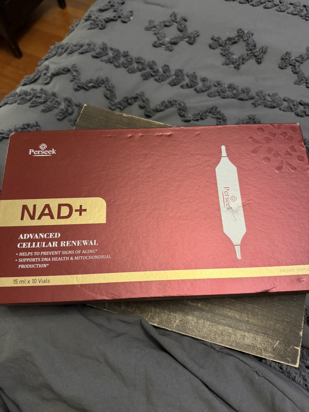 Perseek NAD+ Advanced Cellular Renewal Supplement 15ml x 10 Vials Adult