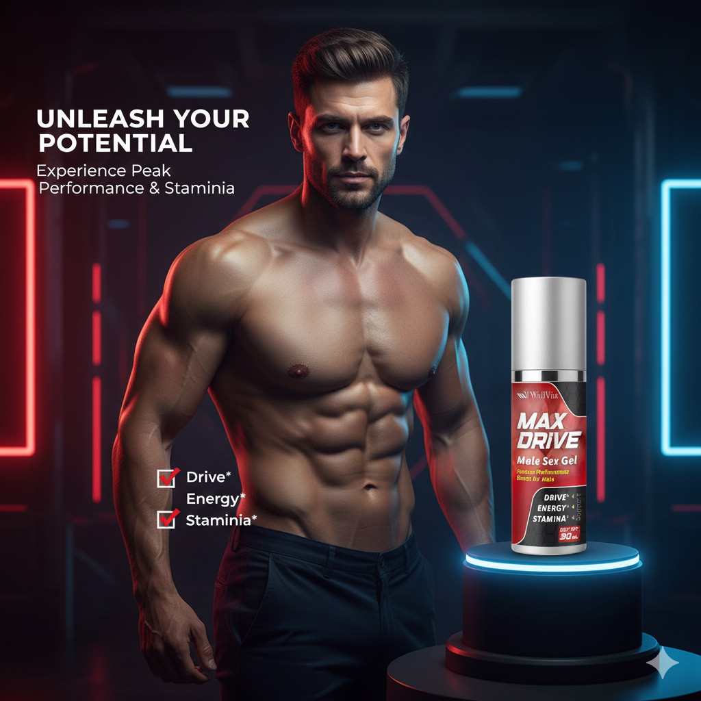 Max Drive Male Enhancement Gel Cream, Sexual Performance Enhancement