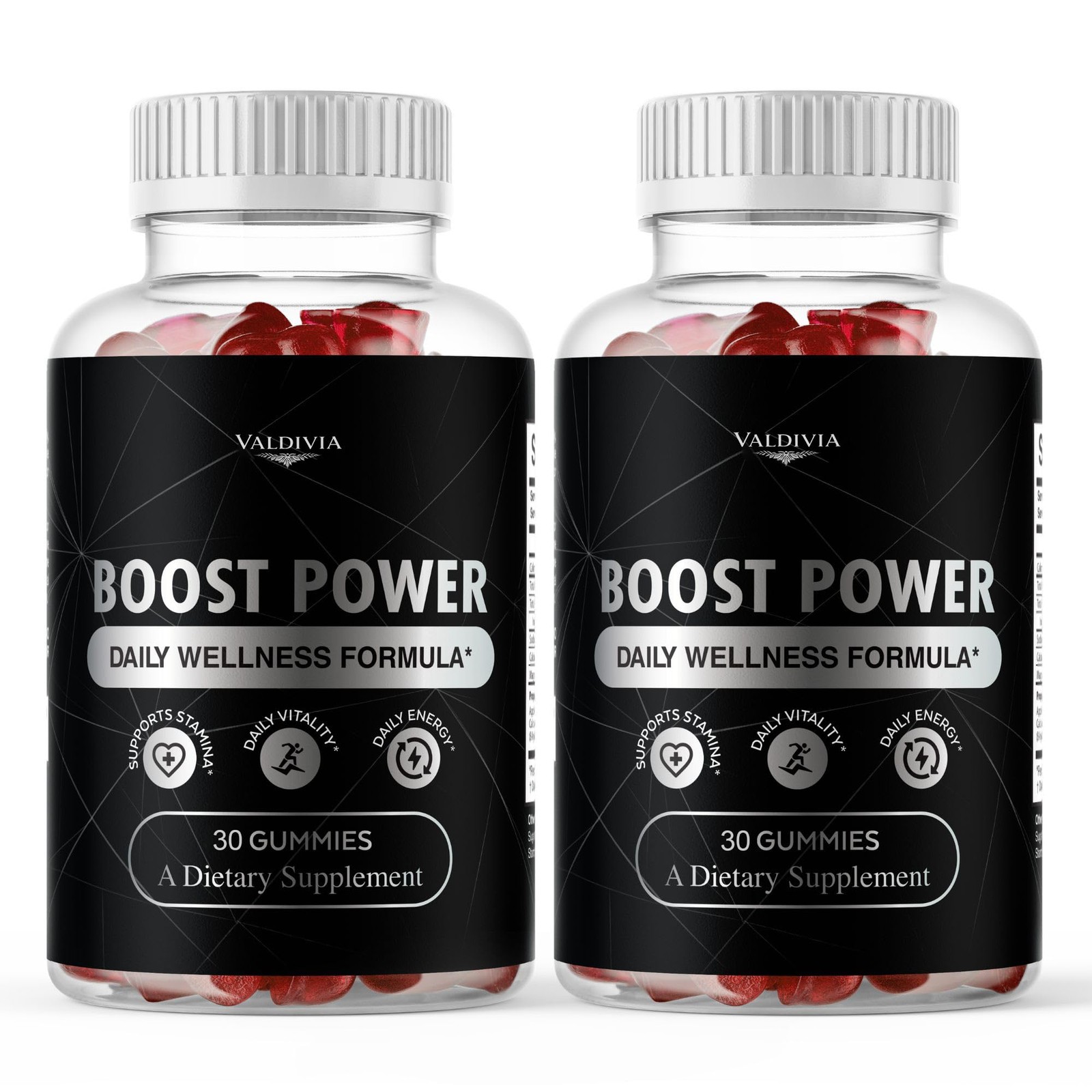 Boost Power Gummies Energy Vitality Male Wellness Performance 2 Pack 60Gt