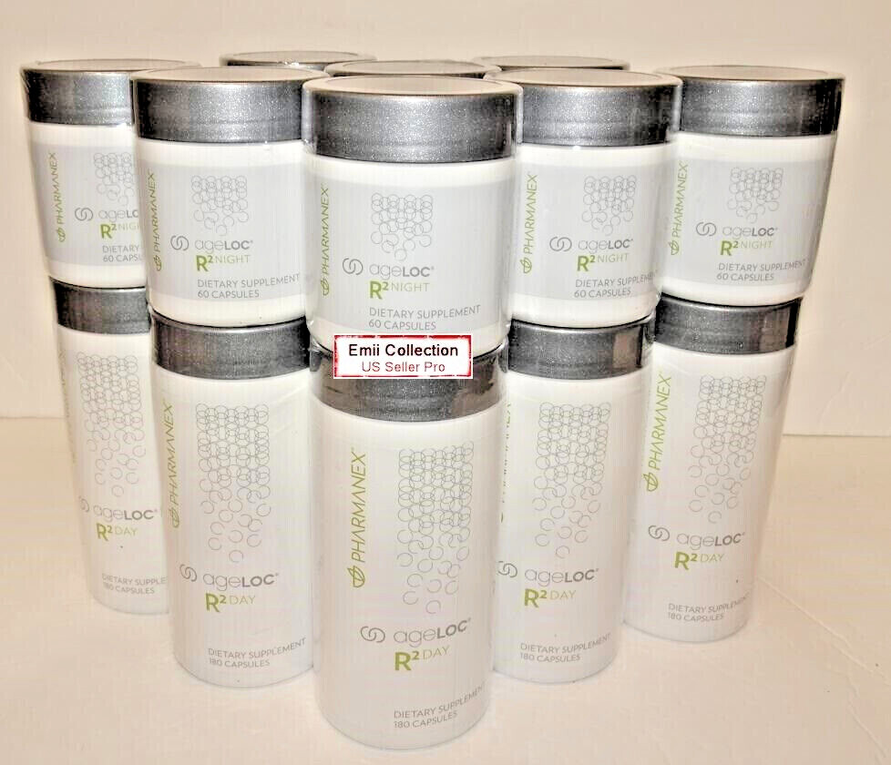 Nu Skin Nuskin Pharmanex ageLOC R2, Day and Night Sealed Bundle