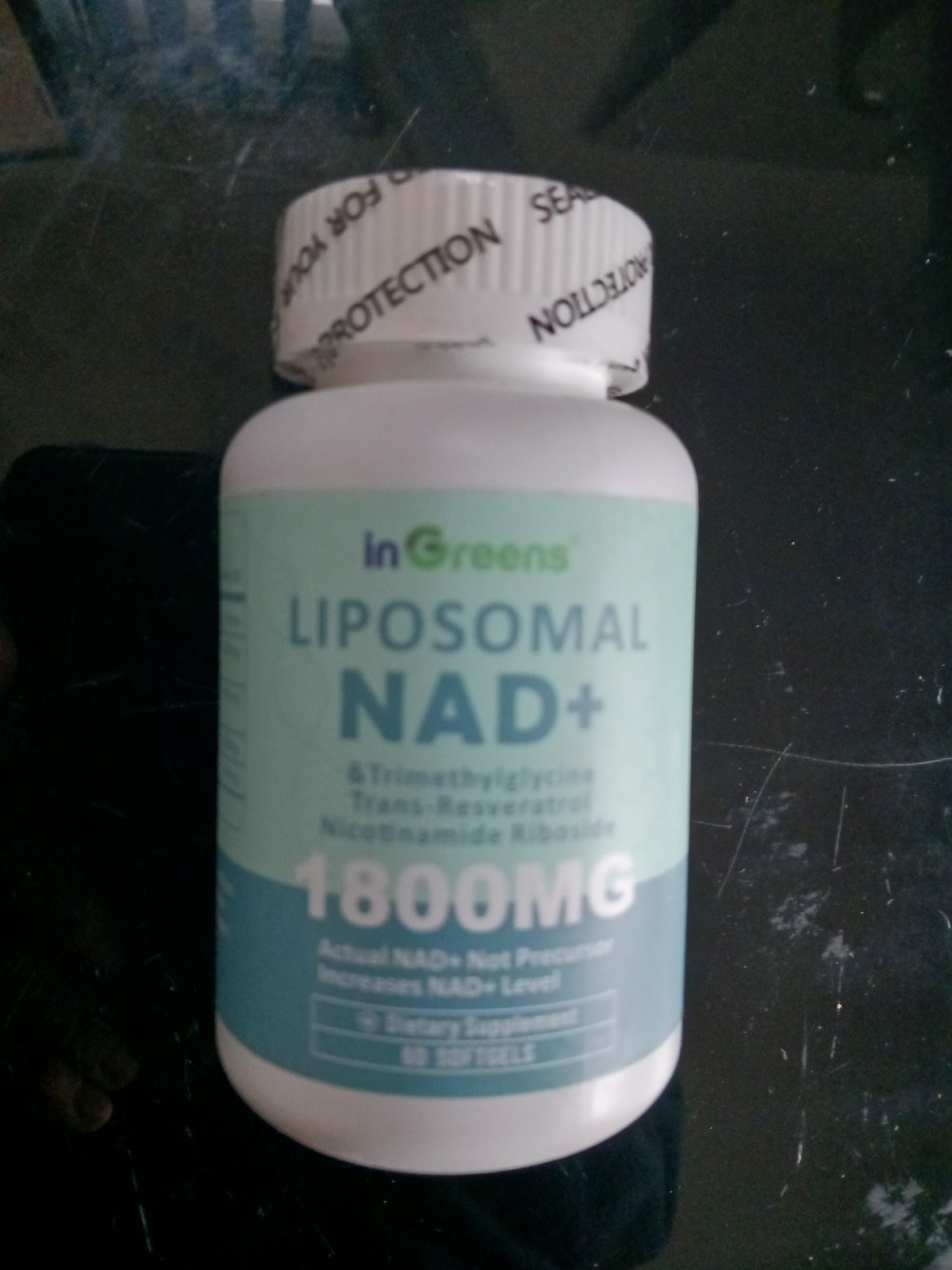 inGreens Liposomal NAD+ Softgel Dietary Supplement 60 Count 1800mg