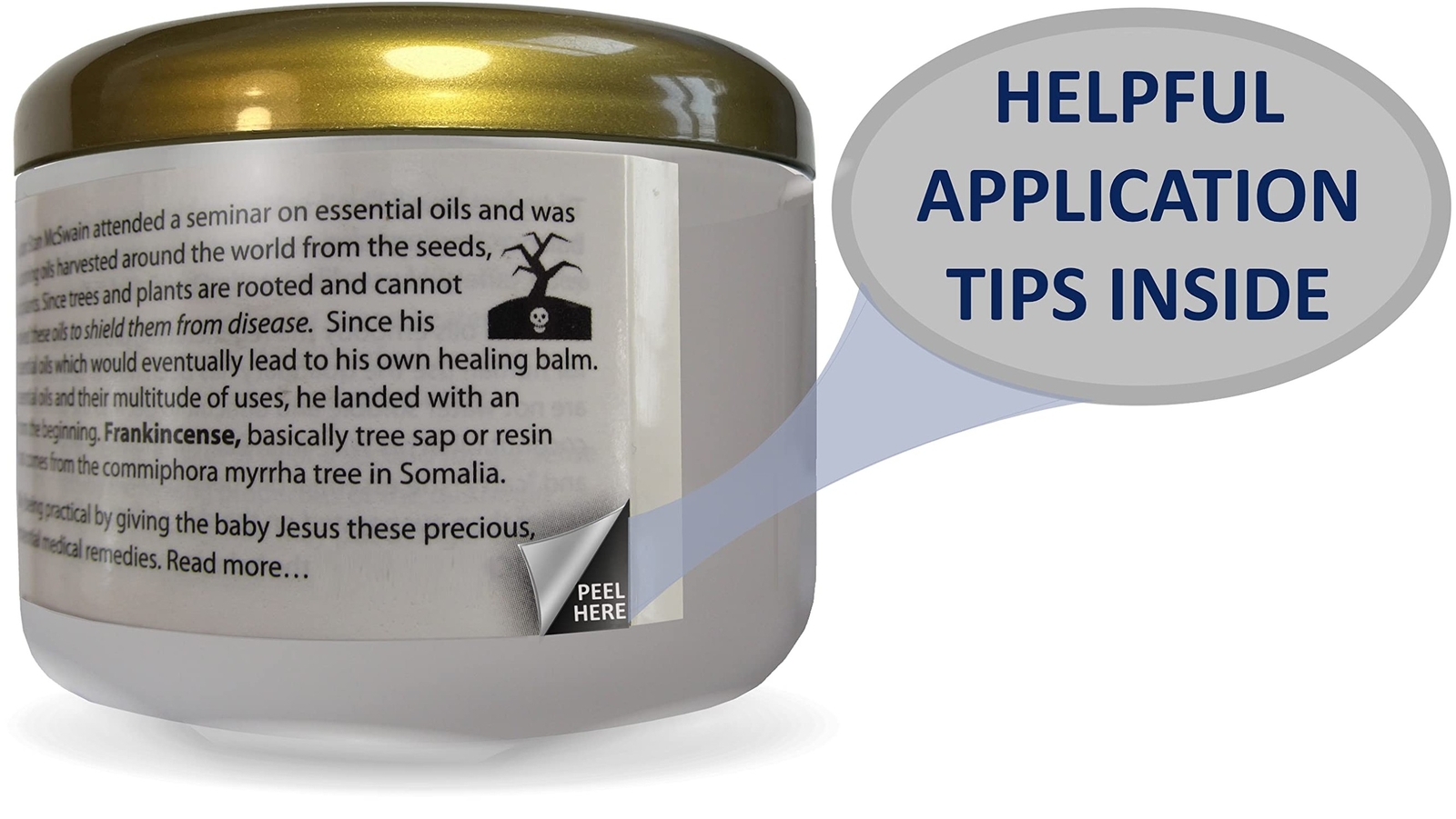 Wise Men Healing Balm with Myrrh and Frankincense Essential Oils for Neuropat…